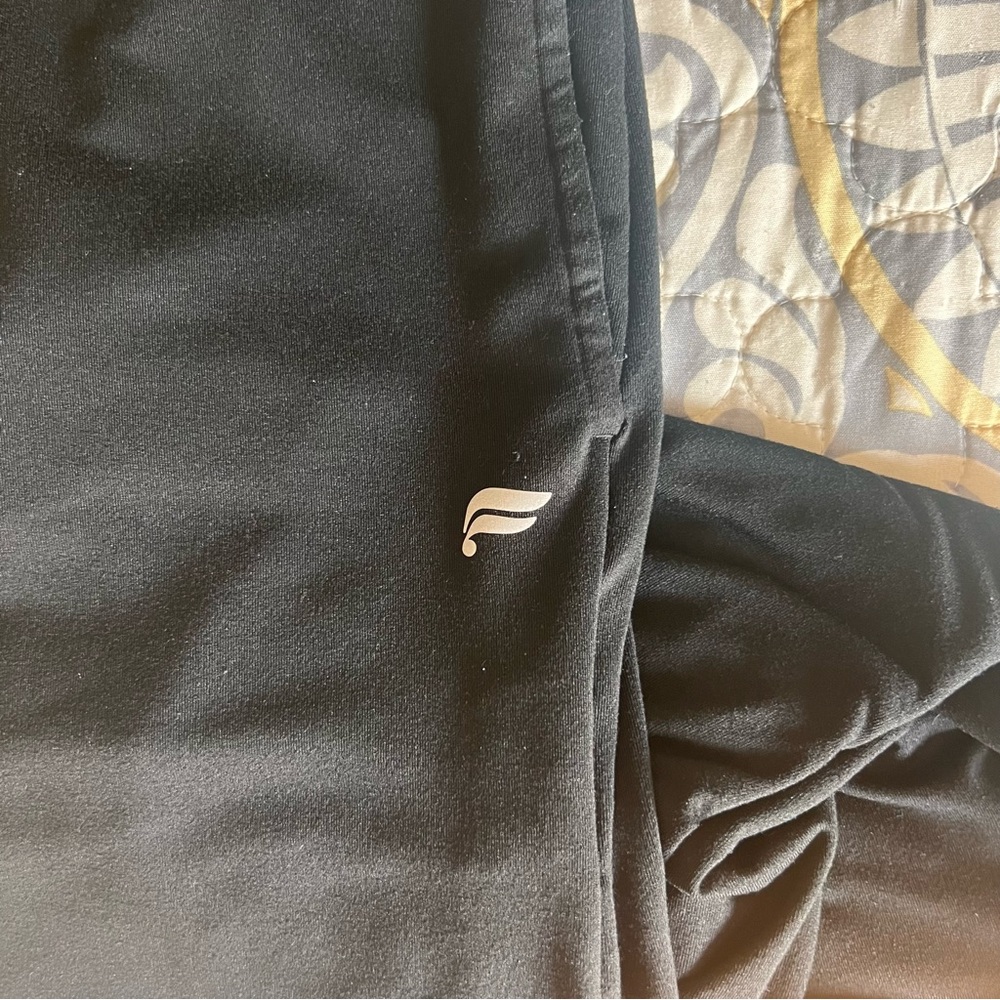 Fabletics Cloud Jersey Wide Leg Black Onesie Jumpsuit Romper, 2X - Picture 13 of 13
